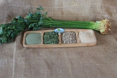 dried celery root and leaves